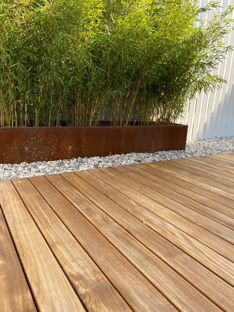 Decking esterno in legno