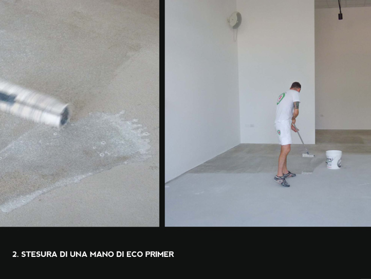 Pavimento continuo in Ecomalta