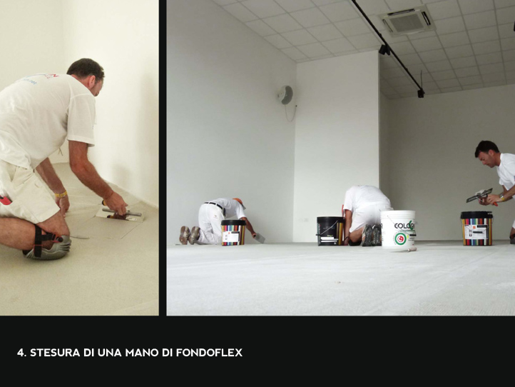 Pavimento continuo in Ecomalta